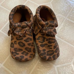 Freshly picked infant moccasins